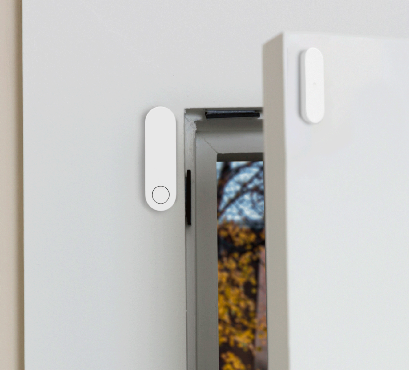 ADT Premium Door Window Sensor on a door